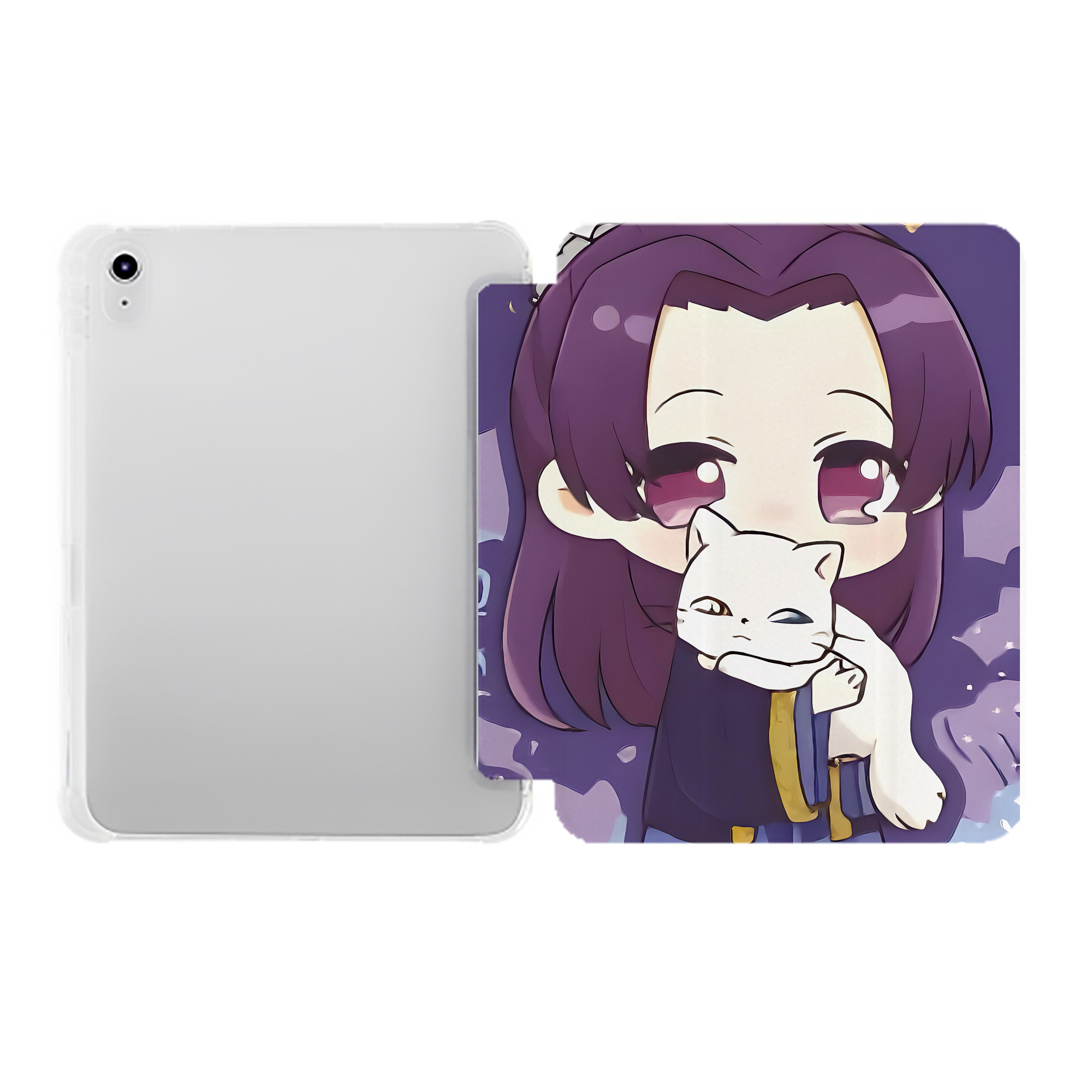 （画像用） 薬屋のひとりごと The Apothecary Diaries IPad ケース ペン収納付き 三つ折りスタンド PUレザー×シリコン 対応機種9.5/10.5/10.9インチ